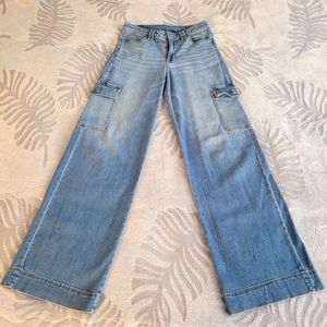 American Eagle Super High-Rise Baggy Wide Leg Jeans